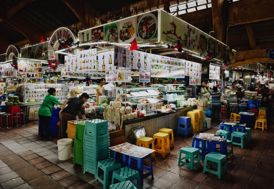 Bàn nướng đông khách tại Nguyễn Thị Thảo
